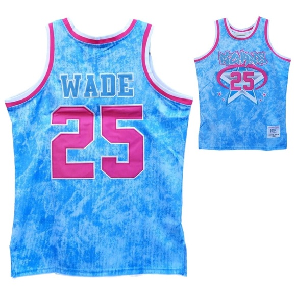 Headgear Classics Embroidered Dwyane Wade Richards High School Jersey Size 2XL - Picture 3 of 3